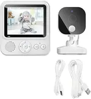 Binxind 2.8inch LCD Video Baby Monitor 2.4G Wireless Security Baby Camera 2-Way Talk Night Vision Temperature Baby Cry Alarm