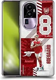 Head Case Designs Officially Licensed Arsenal FC Martin degaard 2022/23 First Team Soft Gel Case Compatible with Oppo Reno10 Pro+