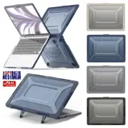 Fr MacBook Pro Air 13 13.6 14 15 16 in Laptop Shockproof Rubber Case Stand Cover