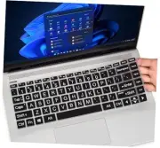 Keyboard Cover with Large Letters for HP Pavilion x360 14 Black(Large Letters)