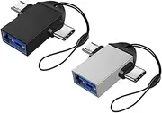 CIYODO Compact Stylish USB c to USB Adapter Metal USB Adapter for Data Transfer Home Supplies