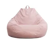 Stuffed Animal Storage Bean Bag Chair Cover (No Filler) Washable Ultra Soft Corduroy Bean Bag Cover