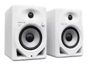 Pioneer DJ DM-50D BT White 5” Desktop Monitor System With Bluetooth