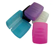 Tender Soap Box with Hinge 1 Pack Assorted Colours