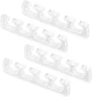 WRITWAA 2 Pack Toe Separators Soft Silicone Foot Toe Dividers for Women's Manicure Pedicure