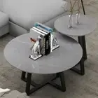 Real Sintered Stone Marble Nest Coffee Table Set of Two
