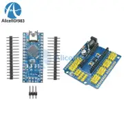 Arduino Mini USB Nano V3.0 ATmega328 5V 16M+Nano I / O Expansion sensor Shield
