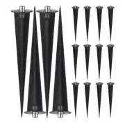 16 Pcs Garden Light Insert Pole Solar Ground Insertion Spikes for Lights