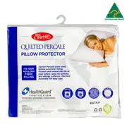 Easy Rest Quilted Percale Standard Pillow Protector Polyster Filling