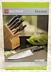 Wusthof German Solingen Gourmet 7 - Piece Knife Block Set Brand New in Box