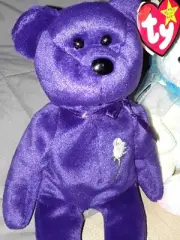 Ty Beanie Baby - Princess Bear rare tag markings. Fareham