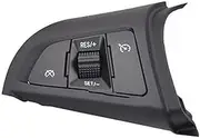 Pexorin Car Cruise Control Button, for Chevrolet, for Cruze, 2009-2014 Car Steering Wheel Cruise Control Switch Multimedia Phone Volume Switches Button 96892140 Car Steering Wheel Switch Kit(BLACK Cru