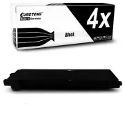 4x Cartridge Black for Utax CDC-5520 CDC-5525 206-ci 256-ci