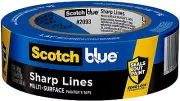 ScotchBlue Sharp Lines Multi-Surface Painter's Tape, 1.41 inches x 60 yards, 209
