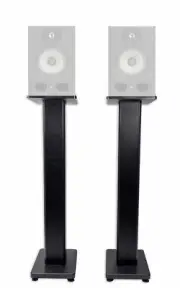 (2) Rockville 36” Studio Monitor Speaker Stands For Focal ALPHA 80 Monitors