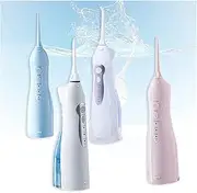 FREEZYMAN Cordless water floss cleaner Set of 4 Rechargeable Water Flosser 3 Modes IPX7 Waterproof with 150ML Portable Water Tank Professional Cordless Dental Oral Irrigator Water Flosser for Home and