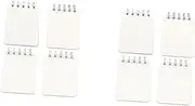 Ipetboom 2sets Compact Legal Pads 80pg Mini Notepad Wide Ruled Paper School Memo Pad Portable Writing Pad 4pcs*2