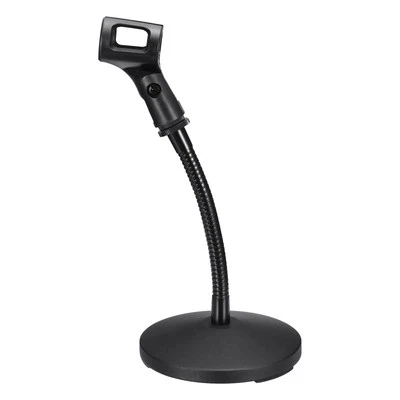 Gooseneck Tabletop Microphone Stand 130x270x185mm Adjustable Mic Holder