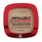 5 Pack L'Oreal Paris Infallible 24 H Fresh Wear Foundation, Vanilla 120, 0.31 oz
