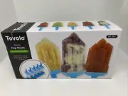 Tovolo Gem Pop Molds Set Of 4, Ice Cream Cone, Pop Molds.