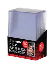 Lot of (100) ~ Ultra Pro Extra Thick Clear Rigid Top Loaders ~ 130pt ~ New!