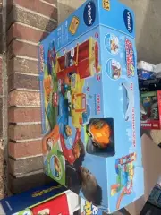 VTech Go! Go! Smart Wheels Park And Learn Deluxe Garage Complete + 5 Cars