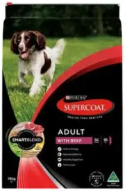 Purina Supercoat Adult Beef Dry Dog Food 18 Kg