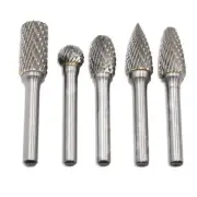 2X(Carbide Rotary Burr Set 12MM Head with Shank Cut File for Drill Bits,7310