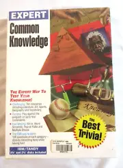 VINTAGE Expert Common Knowledge IBM PC / TANDY 5.25" & 3.5" Factory Sealed
