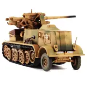 1/72 Sd.kfz.8 Db9 Half-Track Armored Vehicle with 88 Anti-Aircraft Gun static