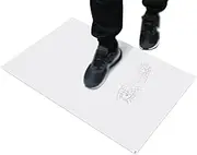 Sticky Tac Mats Adhesive Floor, 10 Packs Sticky Mats for Cleanroom, 30 Tracky Floor Mat Peel Off Sheets - Construction Sticky Mat Adhesive to Remove Dirt Dust Debris Sand & Hair(45x60cm/17.7x23.6in)