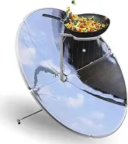 Newmander Portable Concentrated Solar Cooker, Camping Outdoor Solar Cooker, Solar Concentrator is Used for Cooking, Boiling Water and Heating
