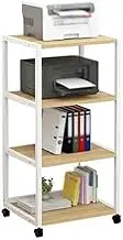 Printer Storage Minimally Designed Office Storage Racks Multi-Layer Floor Standing Mobile Storage Rack