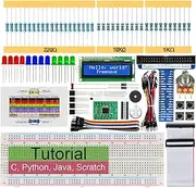Freenove LCD 1602 Starter Kit for Raspberry Pi 5 4 B 3 B+ 400 Zero 2 W, 535-Page Detailed Tutorial, Python C Java Scratch Processing Code, 151 Items, 69 Projects (Raspberry Pi NOT Included)