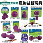 PETSAFE 寵物益智玩具 松鼠搖搖/戰鬥飛碟/圓球拉繩/風笛啞鈴/狗糧復活蛋/啾啾棒棒腿 狗玩具『WANG』