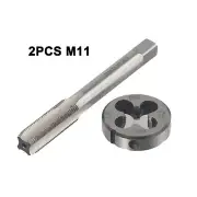 2pcs/set HSS M11x1mm Tap & M11x1.0mm Die Metric Thread Right Hand M934 Parts