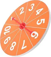 MOLUCKFU DIY Prize Wheel for Parties Game Turntable Multipurpose Raffle for Home Entertainment Events and Commercial Exhibitions