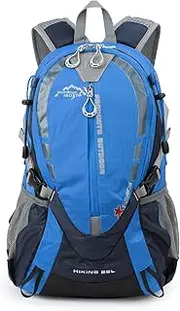 Trekking Travel Backpack 25L - Lightweight Durable Versatile Hiking Backpack for Men and Women Perfect for Sports and Activities Blue