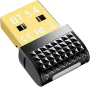 Snblzhef Wireless USB Dongle Adapter BT5.4, Bluetooth 5.4 +BLE Audio Receiver for PC Laptop