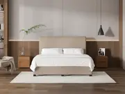 My Style Tapered Headboard & Standard Base - King / Natural / Drawer Base
