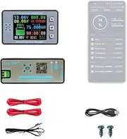 2.4 Inch Wirel Voltage Meter t Meter Ammeter Voltmeter Coulometer Battery Power Detector Battery Tester Real-time Battery KL300A-with Display Screen
