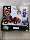 Nintendo Super Mario Bros Movie Pull Back Toy Racer Kart New Figure 2023 Jakks