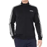 在飛比找ETMall東森購物網優惠-Adidas 2020男時尚Tricot黑色運動立領拉鍊夾克