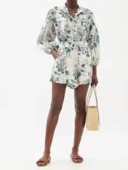 NWT ZIMMERMANN Hydrangia Floral Cassia Paneled Romper AU 0/US 2-4