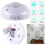 360° PIR Ceiling Motion Sensor Switch, 110-240VAC, High-Sensitivity Light Switch