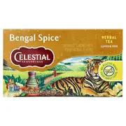 Celestial Seasonings, Herbal Tea, Bengal Spice®, Caffeine Free, 20 Tea Bags, 1.7 oz (47 g)
