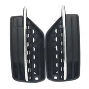 1Pair Front Bumper Fog Light Grille Cover 31383045 31383044 for XC90 2016-2019 Lower Bumper Outer R Black