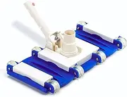 SWIMLINE HYDROTOOLS Manual Vacuum Head Attachment for Inground & Above Ground Pools |Weighted Flexible Swimming Pool Vac Head Rectangle Shape W/Wheels| Swivel Hose 1-1/4 or 1-1/2’’| Clean 8150