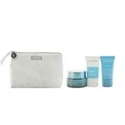 CLARINS - Hydration Collection: Hydra-Essentiel Silky Cream 50ml+ Fresh Scrub 15ml+ SOS Hydra Mask 15ml+ Pouch