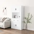 vidaXL Highboard White Engineered Wood HEE